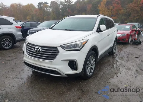 2017 Hyundai Santa Fe Se from USA, damaged, VIN KM8SM4HF3HU182998
